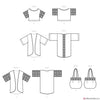 Simplicity Pattern S9633 Misses' Crochet & Sew Top, Jacket & Bag