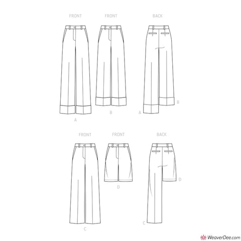 Simplicity Pattern S9647 Misses' Pants & Trousers – WeaverDee.com