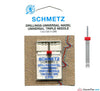 Schmetz - 2.5mm Triple Machine Needle - Size 80/12 - WeaverDee.com Sewing & Crafts