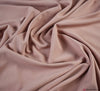 Scuba Twill Fabric (Knitted) Rose