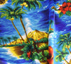 Tropical Island Silky Satin Fabric