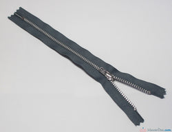 YKK - Trouser Zip / Aluminium Teeth [578 Mid Grey] - WeaverDee.com Sewing & Crafts
