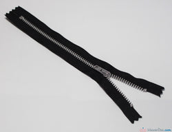 YKK - Trouser Zip / Aluminium Teeth [580 Black] - WeaverDee.com Sewing & Crafts