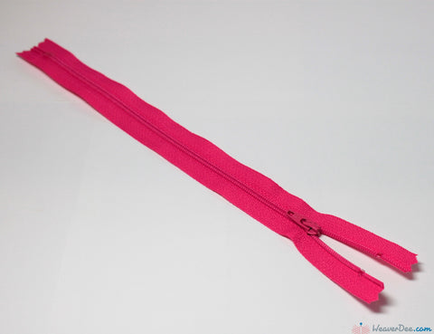 YKK - Regular Skirt & Dress Zip [516 Shocking Pink] - WeaverDee.com Sewing & Crafts