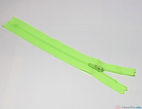 YKK - Regular Skirt & Dress Zip [872 Fluorescent Green] - WeaverDee.com Sewing & Crafts