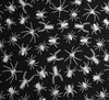 Polycotton Fabric - Incy Wincy White Spider