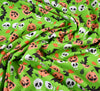 Polycotton Fabric - Spooky Looky Green