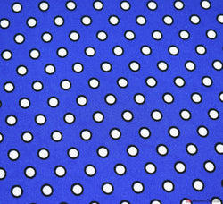 Jersey Fabric - Bold Spot Blue