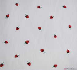 Polycotton Fabric - Little Strawberries