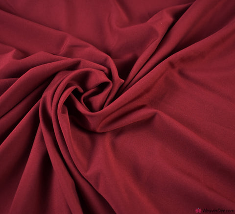Stretch Suiting Fabric - Burgundy