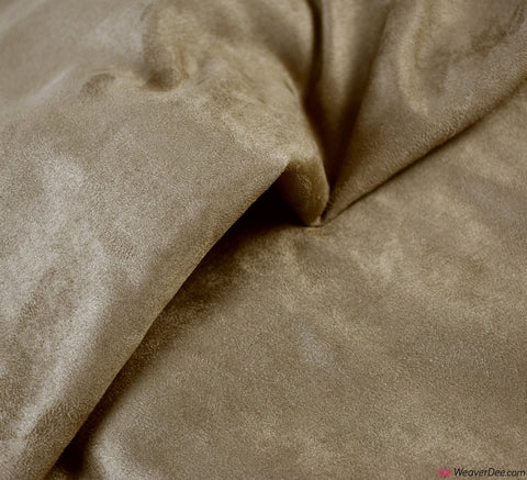 Faux Suede Fabric - Heavyweight - Taupe