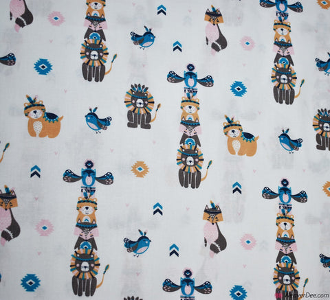 Cotton Craft Company Fabric - Totem Animals