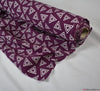 LIMITED STOCK Canvas Fabric - Triangle Bliss Plum