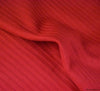 Tubular Ribbing Cotton Fabric - Red