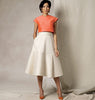 Vogue - V1486 Misses' Crop Top & Flared Yoke Skirt - WeaverDee.com Sewing & Crafts - 2