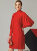 Vogue Pattern V1565 Misses' High Neck Dress with Full Sleeves