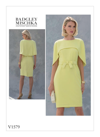 Vogue Pattern V1579 Misses'/Misses' Petite Dress