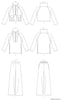 Vogue Pattern V1642 Misses' Tops & Trousers