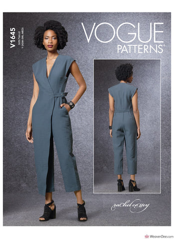 Vogue Pattern V1645 Misses' Jumpsuit