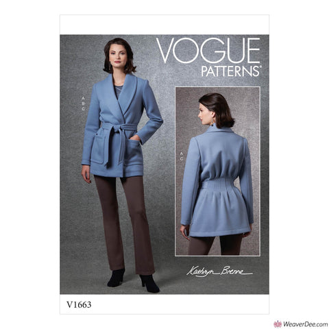 Vogue Pattern V1663 Misses' Jacket, Top & Trousers