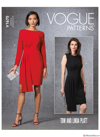 Vogue Pattern V1675 Misses' Dress