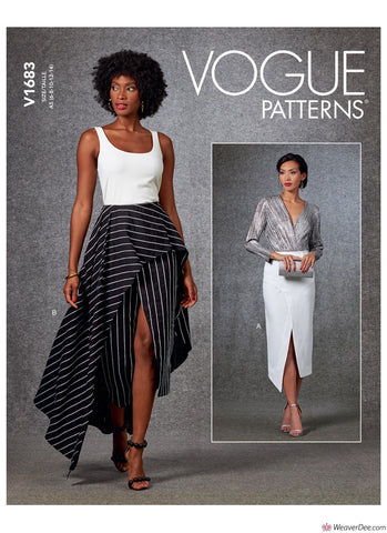 Vogue Pattern V1683 Misses' Skirt
