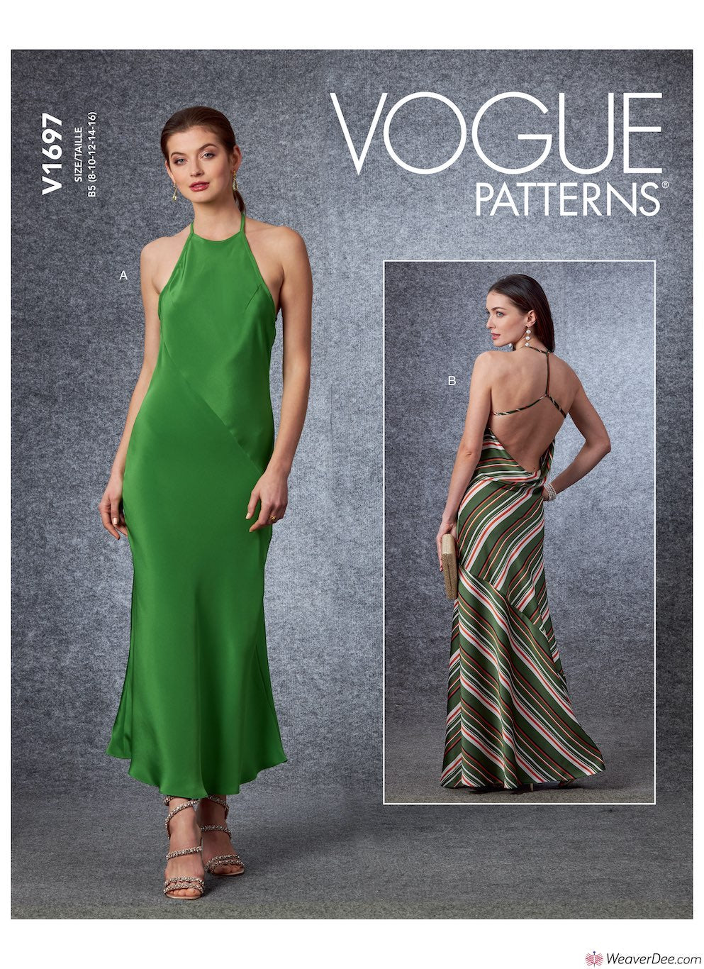 elegant dress vogue evening dress patterns V2048