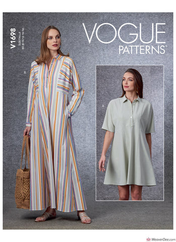 Vogue Pattern V1698 Misses' Dress