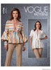Vogue Pattern V1700 Misses' Top