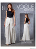Vogue Pattern V1702 Misses' Trousers