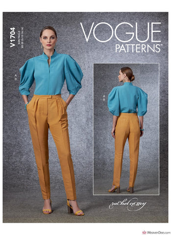 Vogue Pattern V1704 Misses' Tops & Trousers