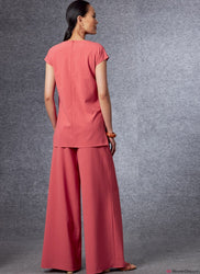 Vogue Pattern V1706 Misses' Tops & Trousers