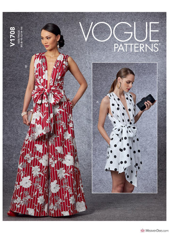 Vogue Pattern V1708 Misses' Jumpsuit