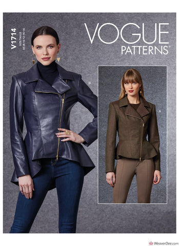 Vogue Pattern V1714 Misses' Jacket