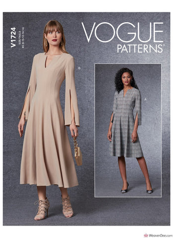 Vogue Pattern V1724 Misses' Dress