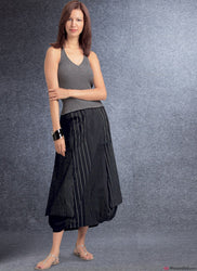 Vogue Pattern V1731 Misses' Deep-Pocket Skirt & Trousers