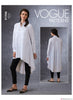 Vogue Pattern V1744 Misses' Shirt & Belt