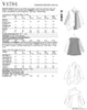 Vogue Pattern V1784 Misses' Shirts