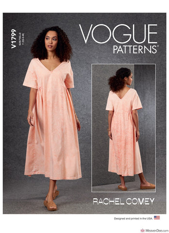 Vogue Pattern V1799 Misses' Dress