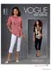 Vogue Pattern V1805 Misses' Tops & Trousers