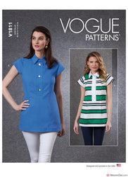 Vogue Pattern V1811 Misses' Tops