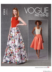 Vogue Pattern V1813 Misses' Skirts