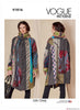 Vogue Pattern V1816 Misses' Reversible Coat