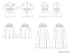 Vogue Pattern V1871 Misses' Tops, Shorts & Skirt