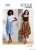 Vogue Pattern V1872 Misses' Skirts
