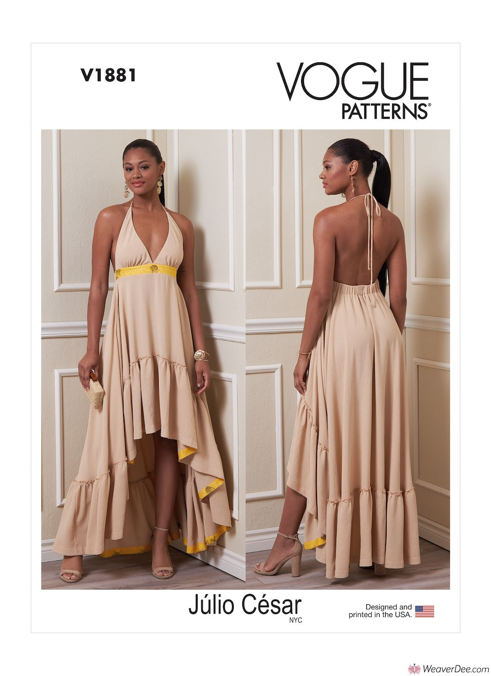 vogue sewing patterns evening dresses Vintage Vogue 7521 Bridal Prom Evening Dress Pattern PDF Instant Digital Download A4 and US Letter Size Print at Home Size 14,16,18 B36"-40"