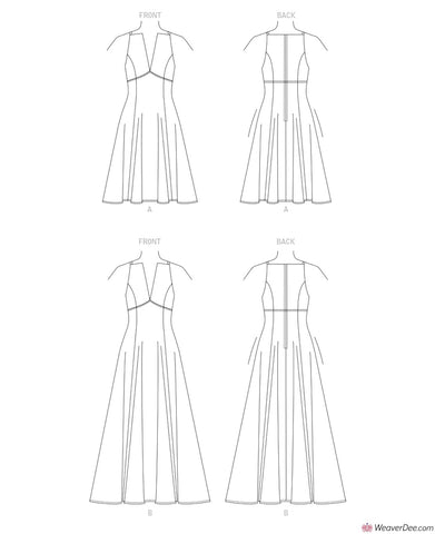 Vogue Pattern V1882 Misses' Dress – WeaverDee.com