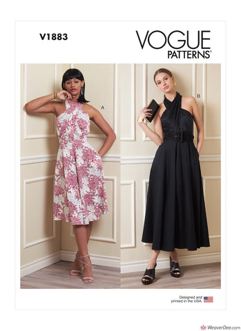 Vogue Pattern V1883 Misses' Dress