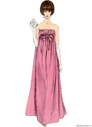 Vogue Pattern V1885 Misses' Special Occasion Dress - Vintage 1960s