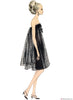 Vogue Pattern V1885 Misses' Special Occasion Dress - Vintage 1960s
